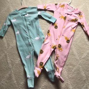 Set of 🎀 Hanna Andersson 🎀pajamas EUC size 0-3